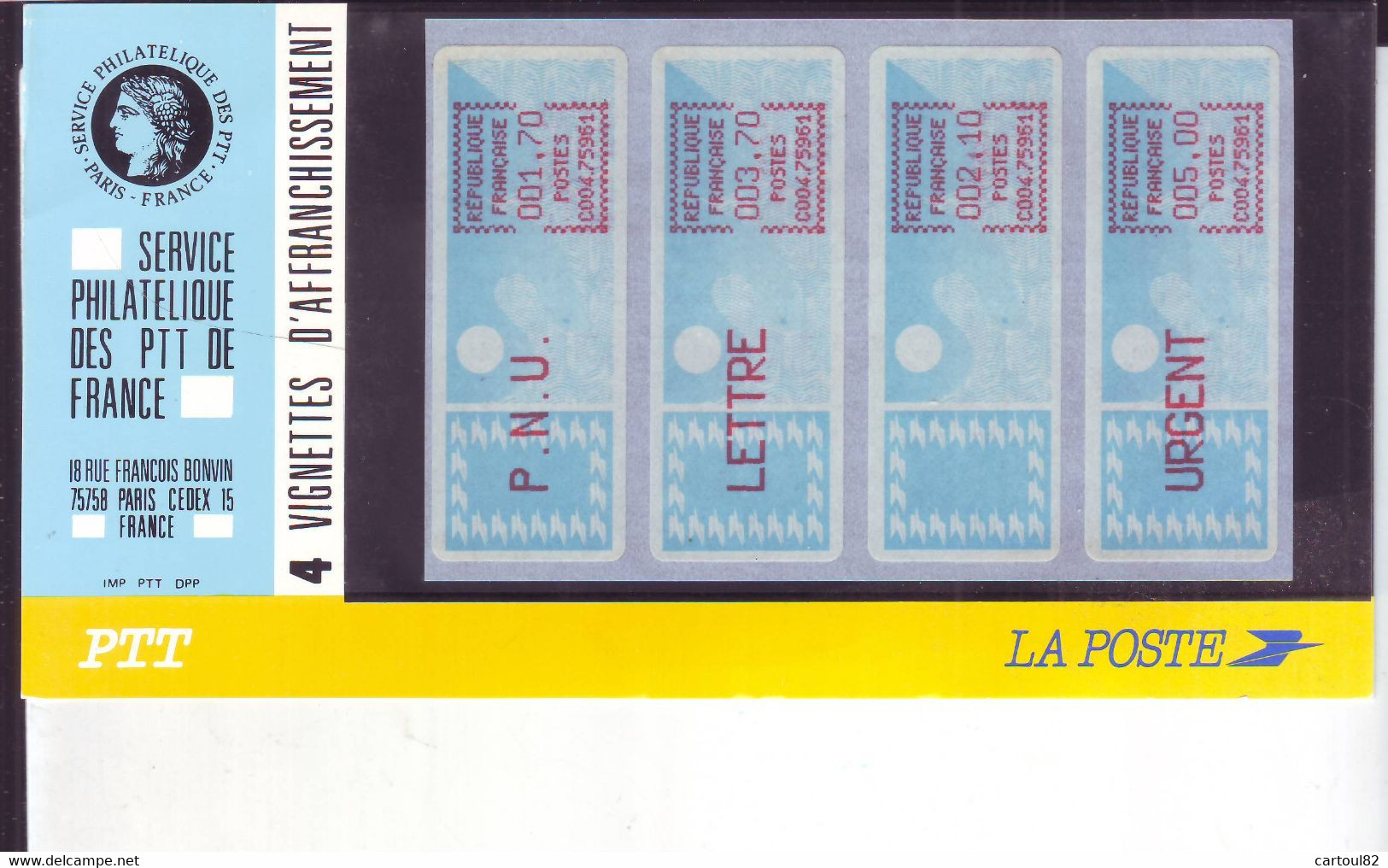 24 D  Vignettes D'affranchissement (4) - Enteros Postales