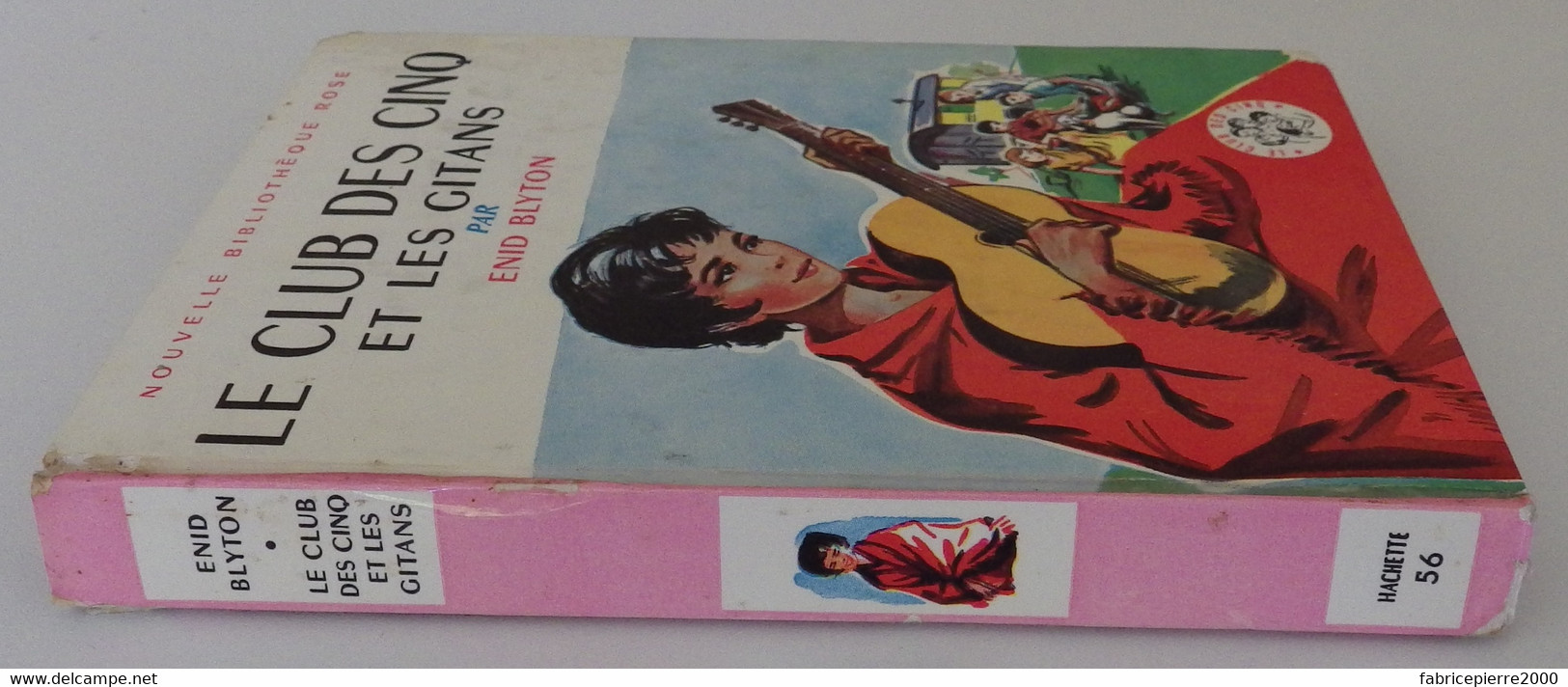 Enid BLYTON - Le Club Des Cinq Et Les Gitans Hachette 1960 Nouvelle Bibliothèque Rose N°56 Ill Jeanne Hives - Biblioteca Rosa