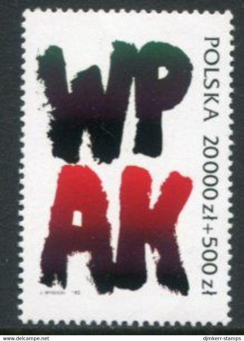 POLAND 1992 Underground Army Single Ex Block MNH / **.  Michel 3415 - Nuevos