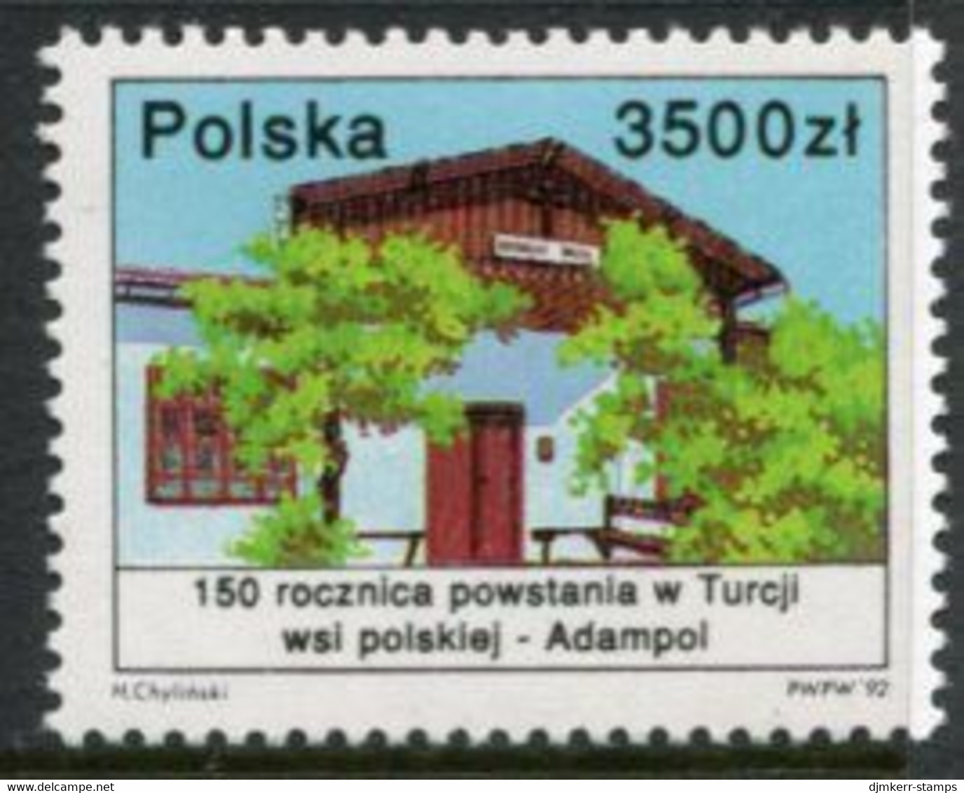 POLAND 1992 Polish Settlement In Turkey MNH / **.  Michel 3398 - Nuevos