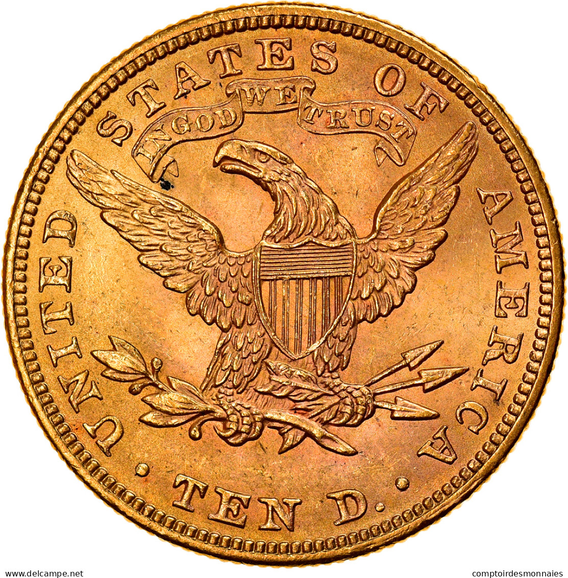 Monnaie, États-Unis, Coronet Head, $10, Eagle, 1901, U.S. Mint, Philadelphie - 10$ - Eagles - 1866-1907: Coronet Head