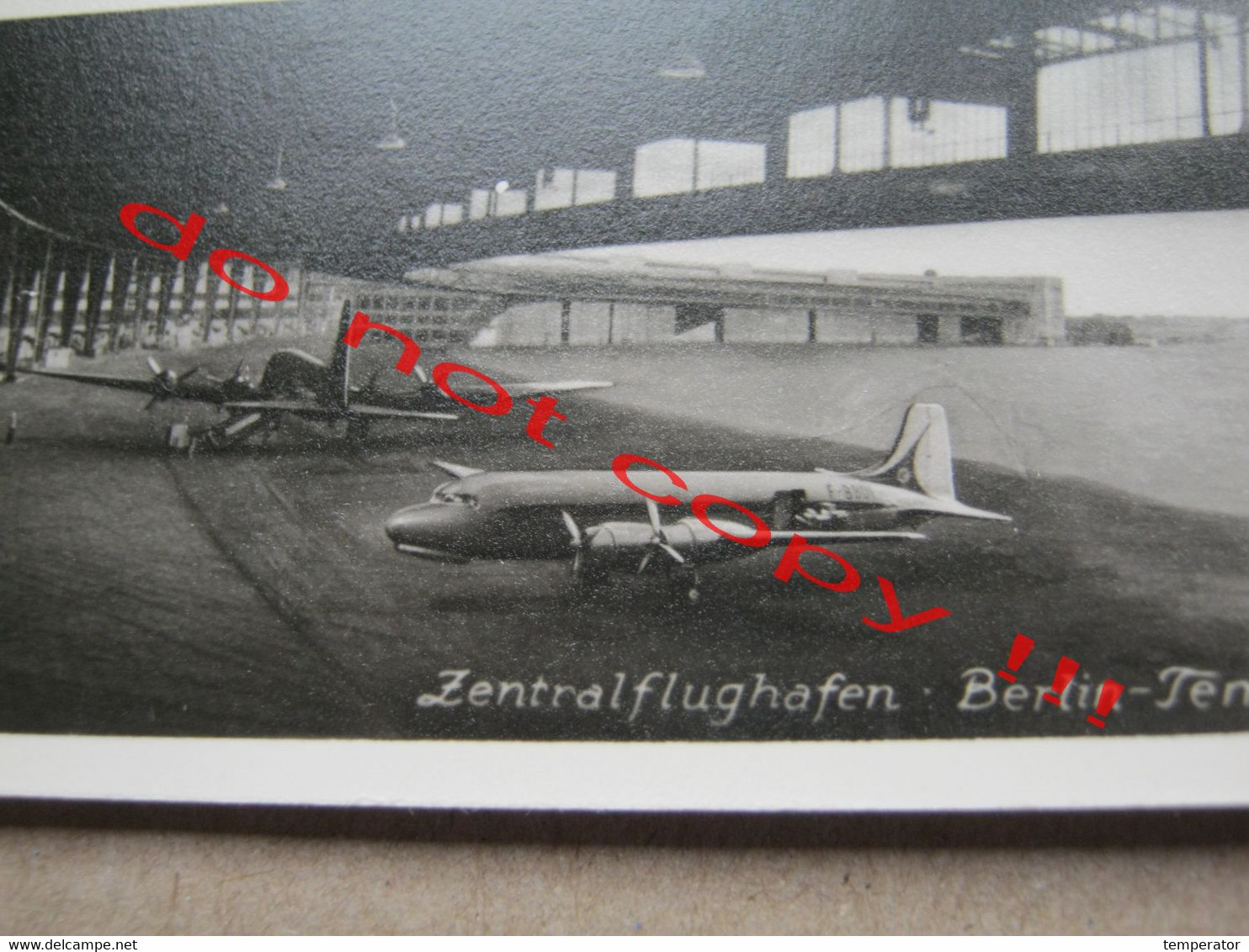 Germany / Berlin - Tempelhof - Zentralflughafen - Airport ( PAN-FOTO ) - Tempelhof