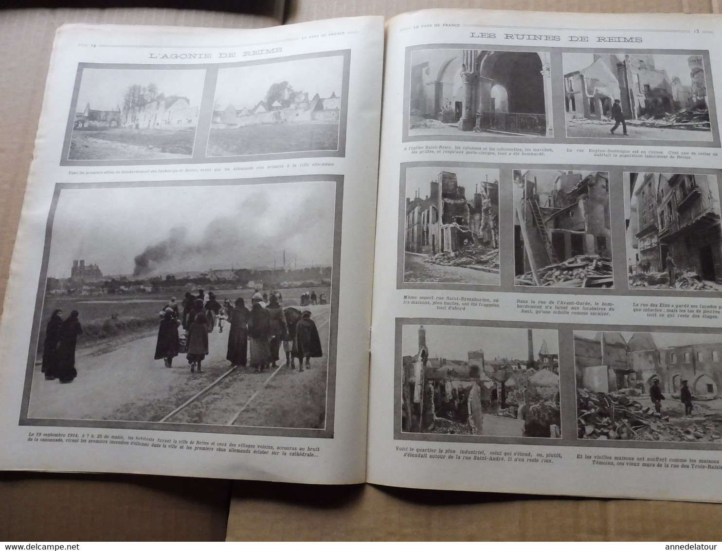 1914 LPDF: En Belgique, Coxyde, Furnes,Nieuport, Pervyse, Raon-l'E, Albert, Colincamps, Becordel, Gourgançon, Reims, Etc