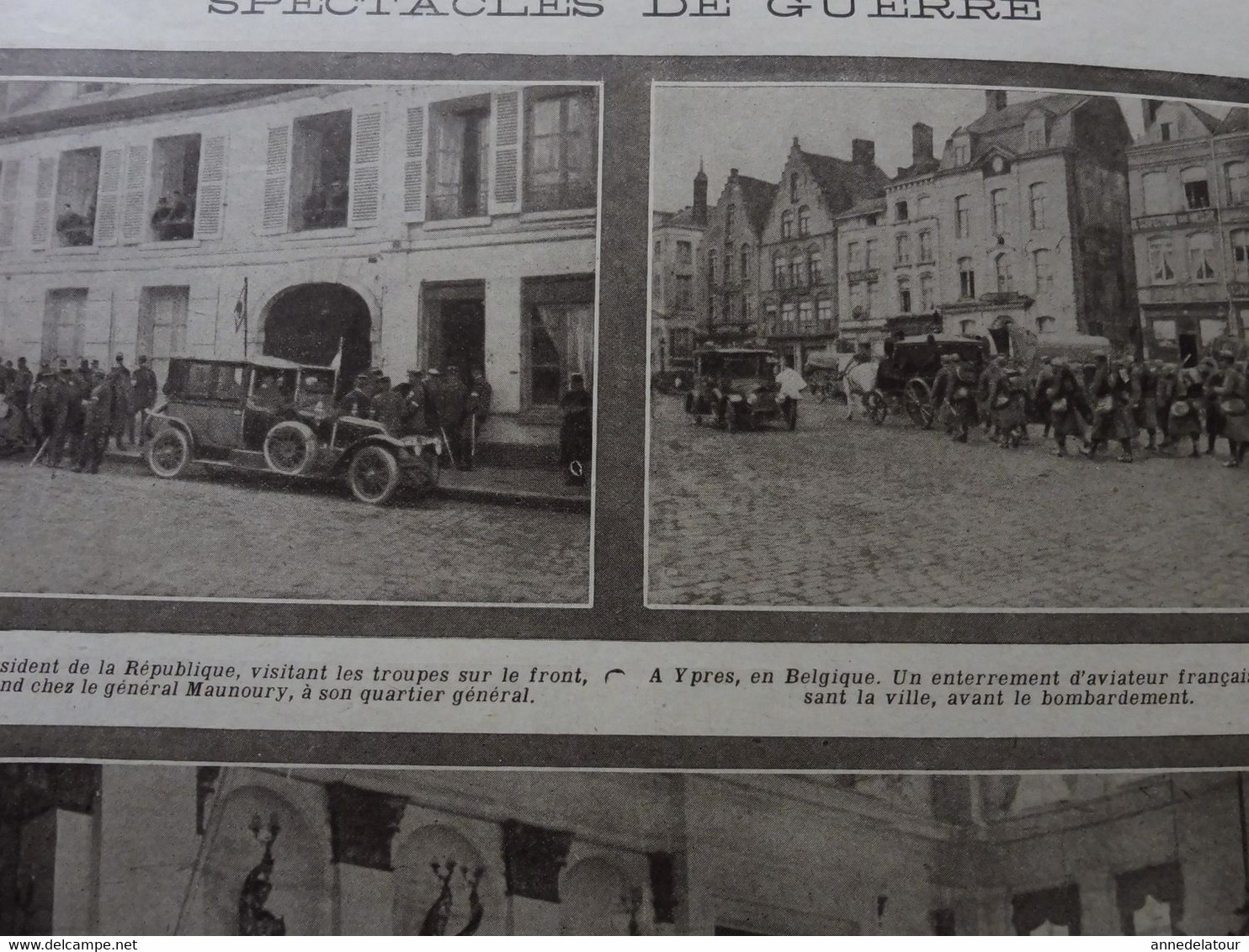 1914 LPDF:Kronprinz; Maroc,Belgique, La-Ferté-sous-J, Trilport, Blankenberghe, Ramscapelle,Pervyse;Tranchées belges, Etc