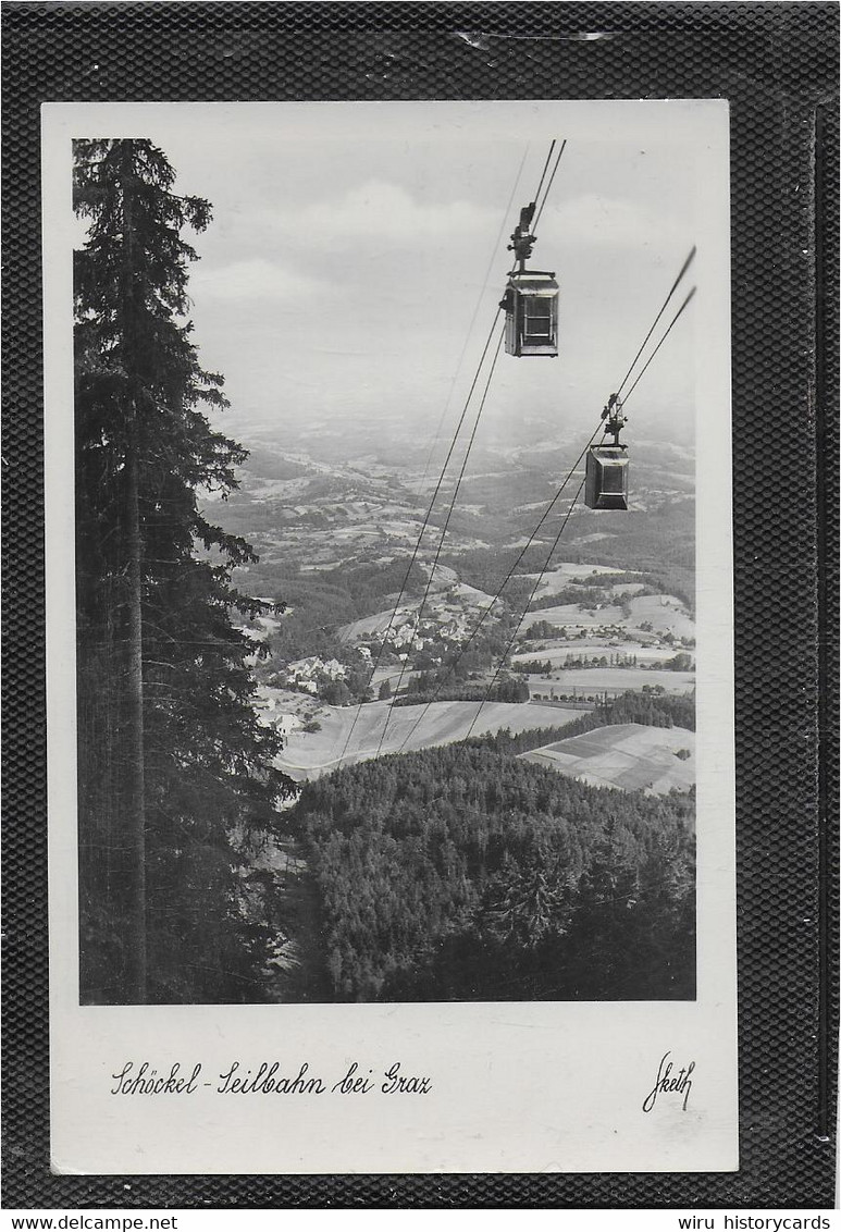 AK 0763  Schöckel-Seilbahn Bei Graz Mit Blick Auf Radegund - Verlag Sketh Um 1950-60 - St. Radegund