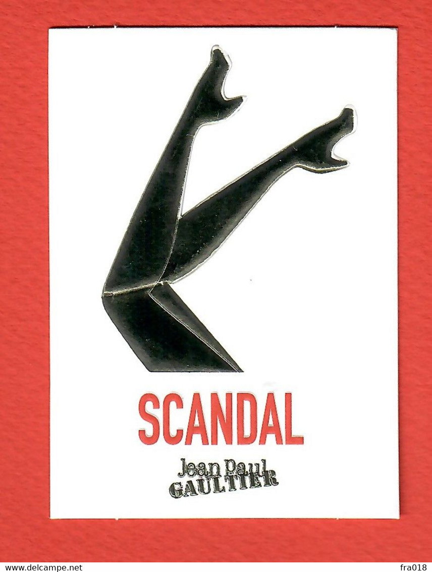 F-  Carte  à Sprayer J.P Gaultier - Scandal    Perfume Card - Modern (from 1961)