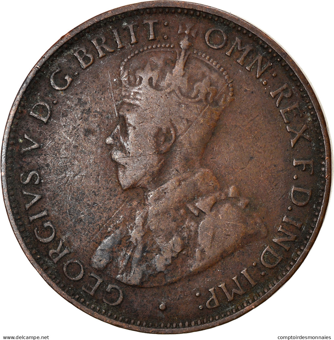 Monnaie, Australie, George V, 1/2 Penny, 1912, TTB, Bronze, KM:22 - ½ Penny