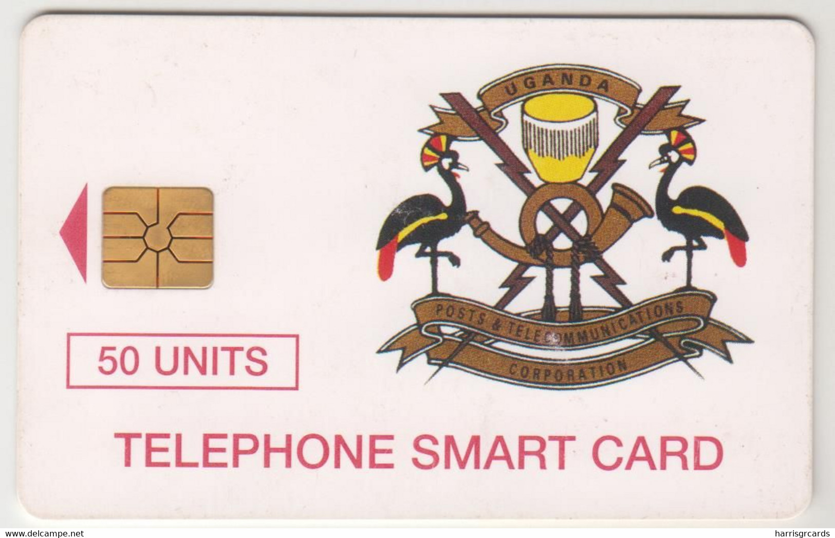 UGANDA - Telecom Logo , 50 U, Tirage 30.000, Used - Uganda