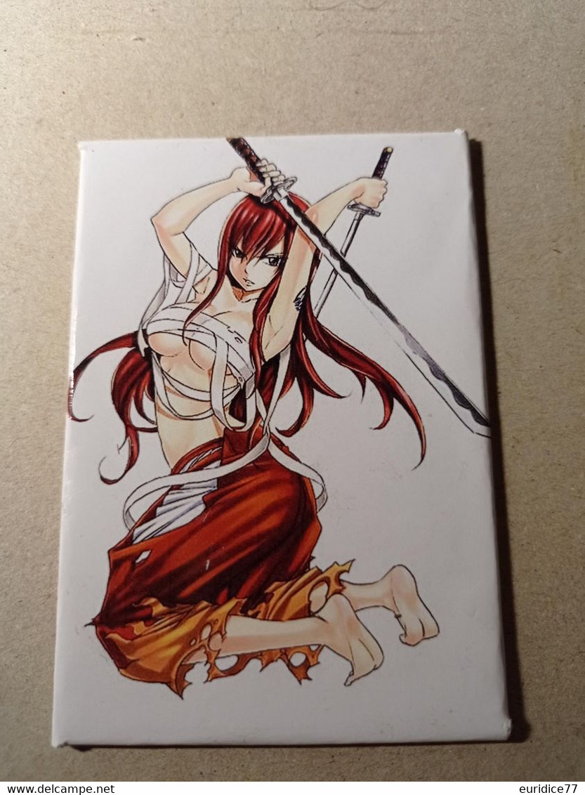 IMAN ARTESANAL 6.5X9.6 CM    ANIME   - Erza Scarlet - Personen