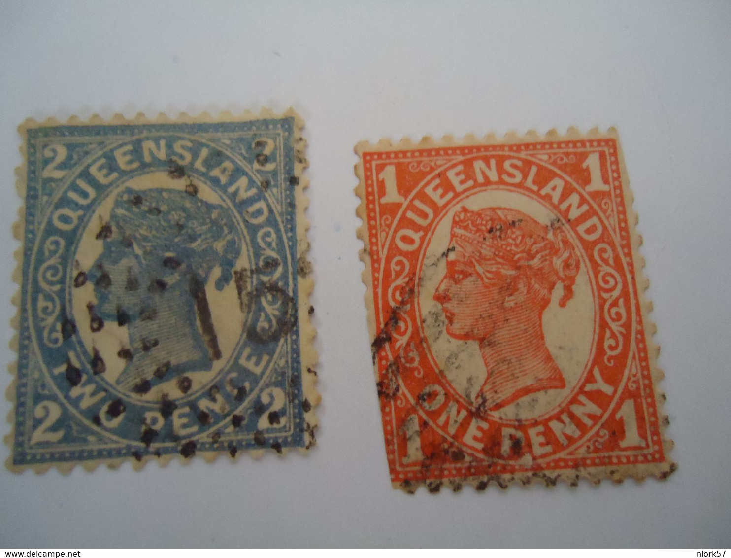 QUEENSLAND USED STAMPS   QUEEN POSTMARK - Altri & Non Classificati