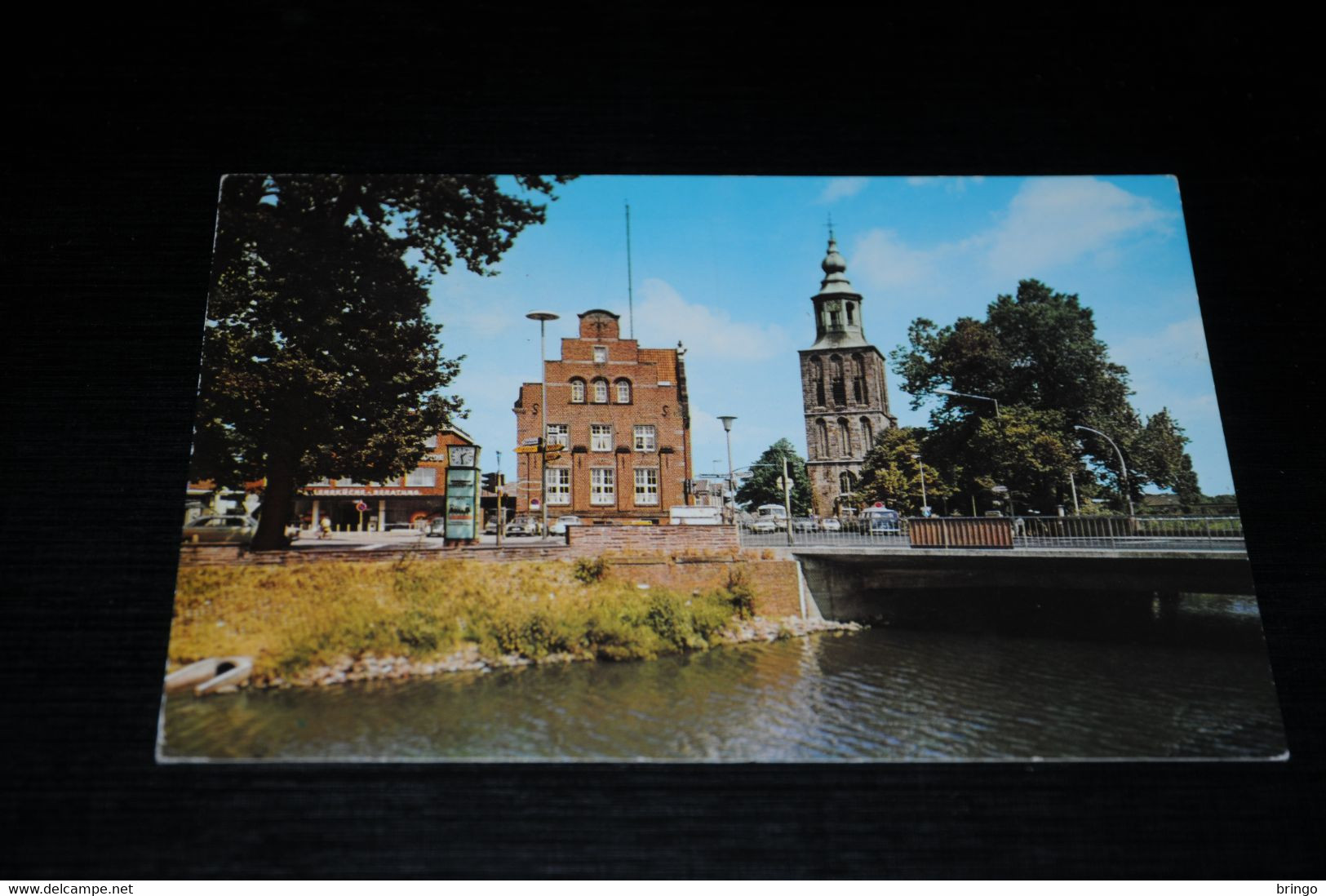 30636-                      NORDHORN, ALTE REFORMIERTE KIRCHE / BUS / AUTO - Nordhorn