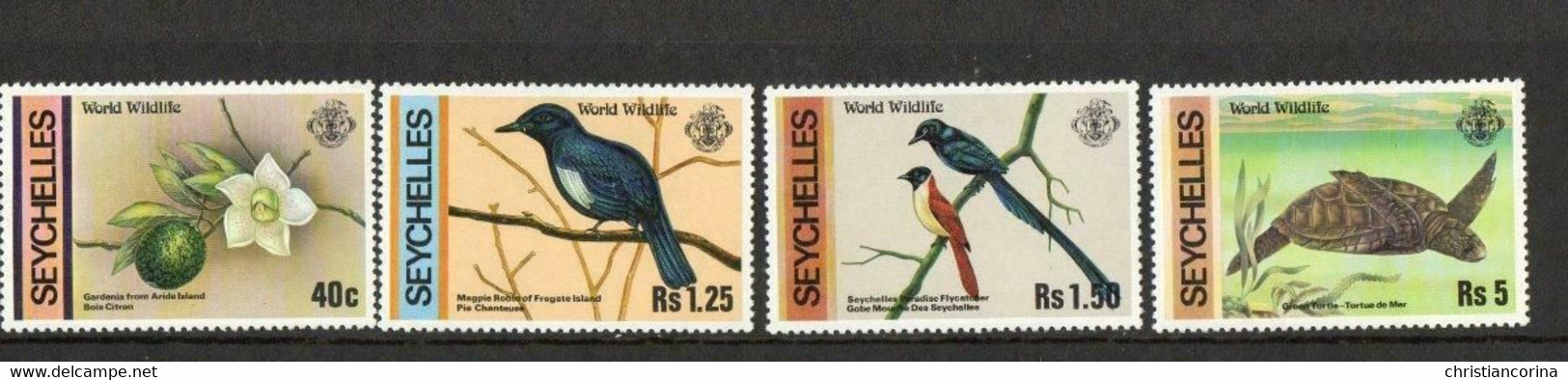 SEYCHELLES 1994 BIRDS - Seychelles (1976-...)