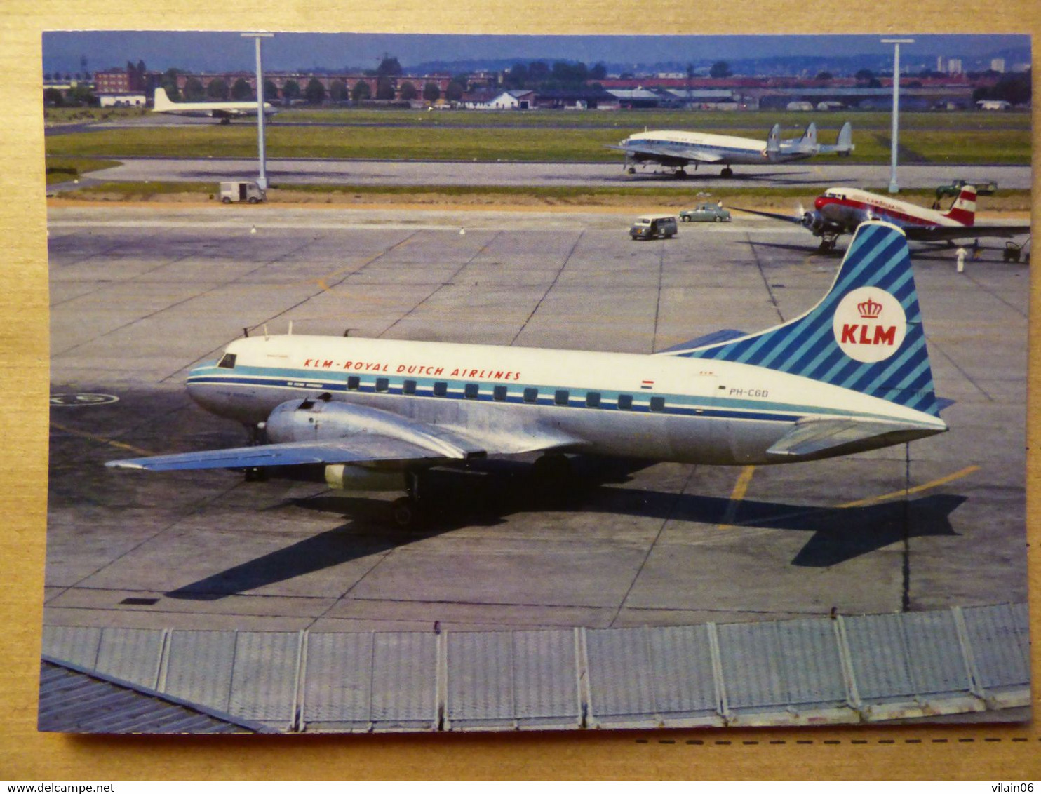 KLM  CONVAIR 340  PH-CGD  / Collection Vilain N° 1483 - 1946-....: Modern Era