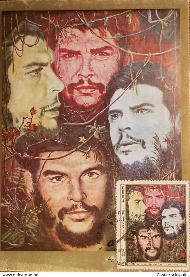 O) 1977 CUBA, ERNESTO CHE GUEVARA,  REVOLUTION, MAXIMUM CARD, XF - Cartes-maximum