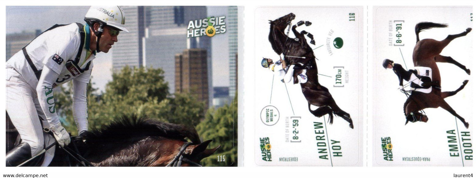 (WW 17A) Australian Aussie Heroes - Olympic & Paralympic Games 2020 (part Of Collectable Supermarket) Equestrian - Ruitersport