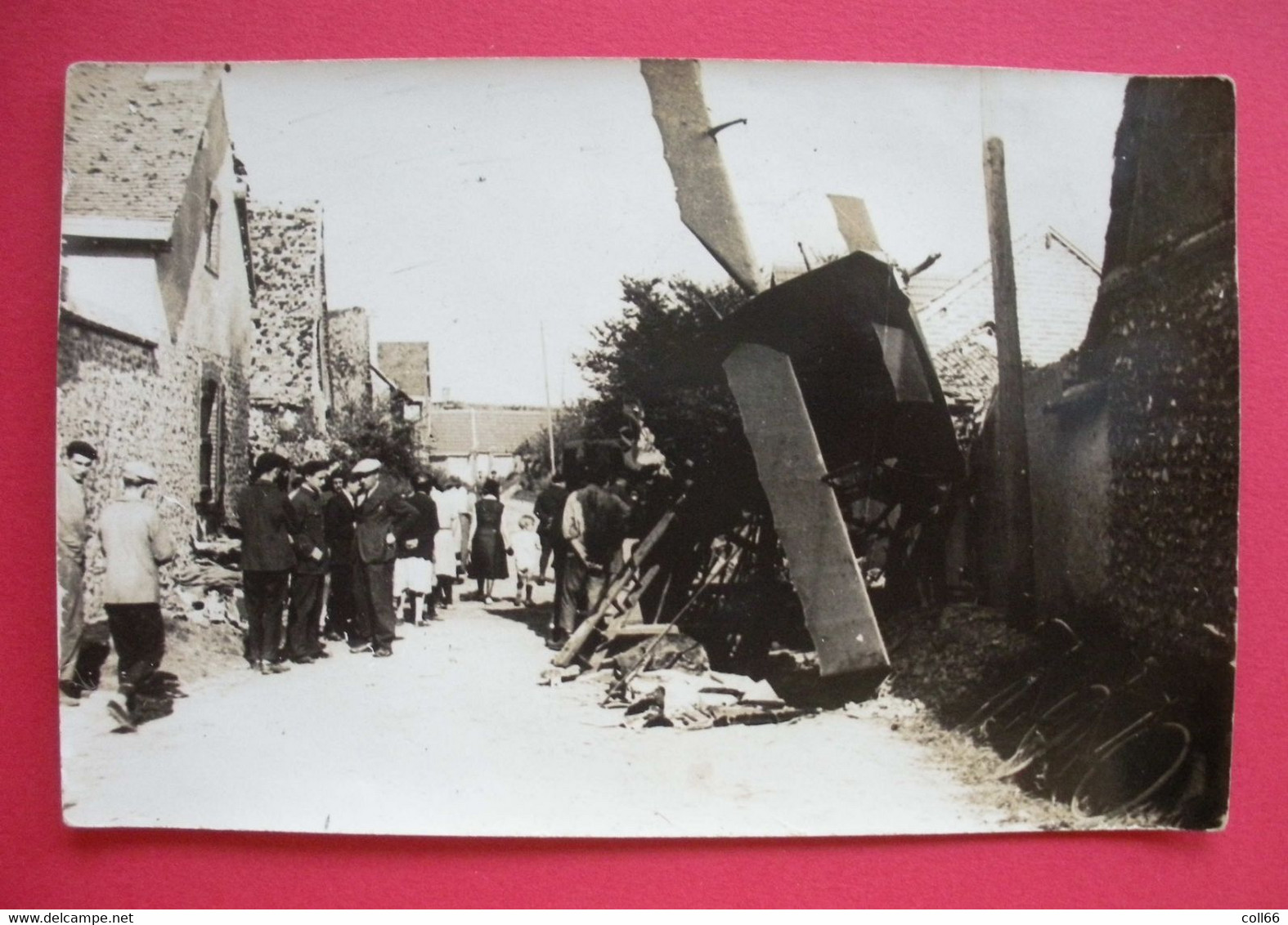 28 Hameau De Chavannes Lèves Chartres RARE 26-4-1930 Crash Avion Goliath 5 Carte-photos Sans éditeur Voir Dos - Lèves