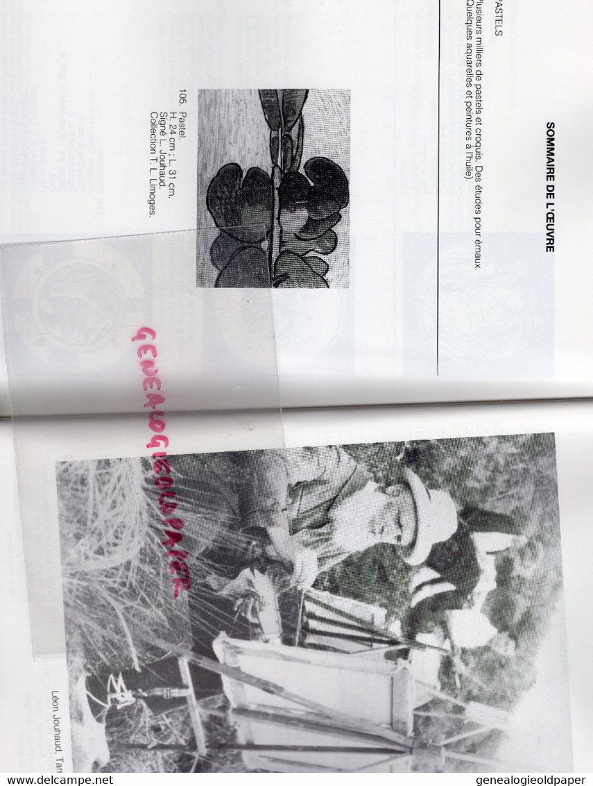 87- LIMOGES - LEON JOUHAUD EMAUX- EMAIL-1988-BERNARD LACHANIETTE-MICHEL KIENER-JEAN CLAUDE GROUSSARD-MADELEINE MARCHEIX
