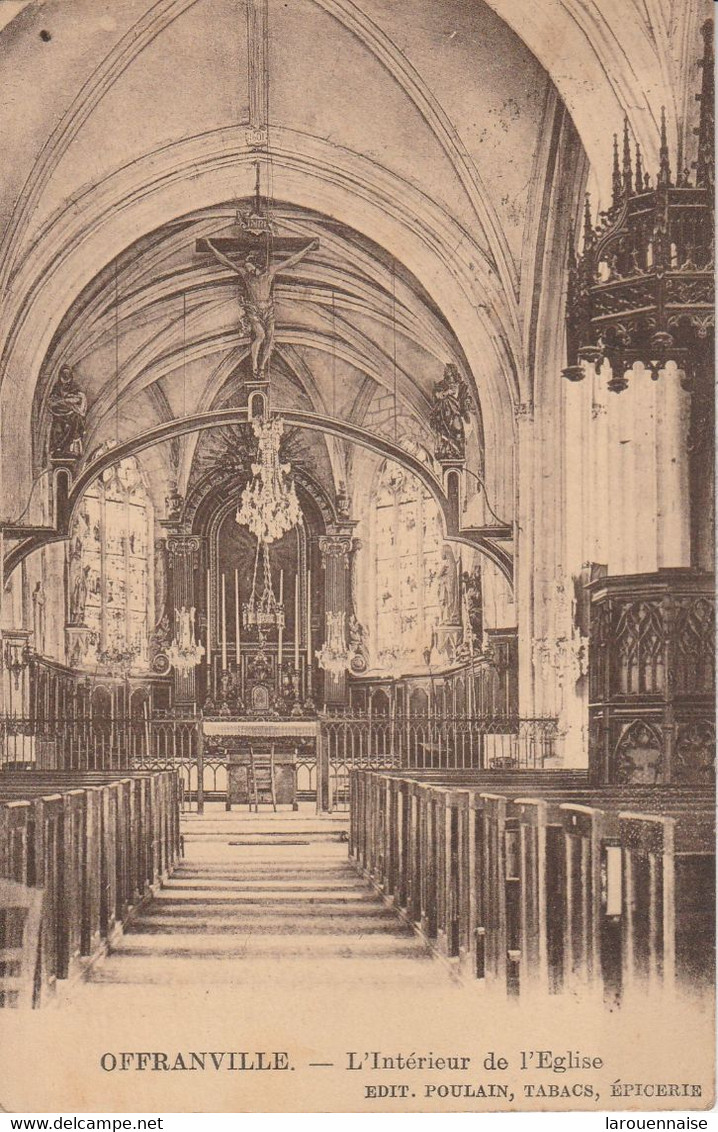 76 - OFFRANVILLE - L' Intérieur De L' Eglise - Offranville