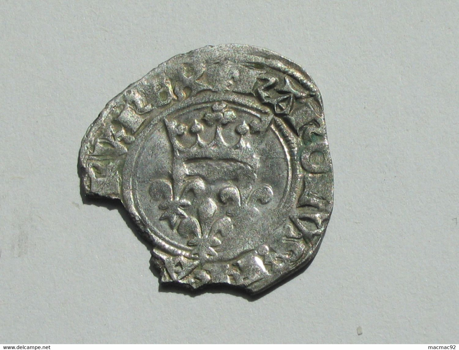 Monnaie Royale En Argent - CHARLES VI - Gros Dit Florette Vers 1417  ***** EN ACHAT IMMEDIAT ***** - 1380-1422 Charles VI Le Fol