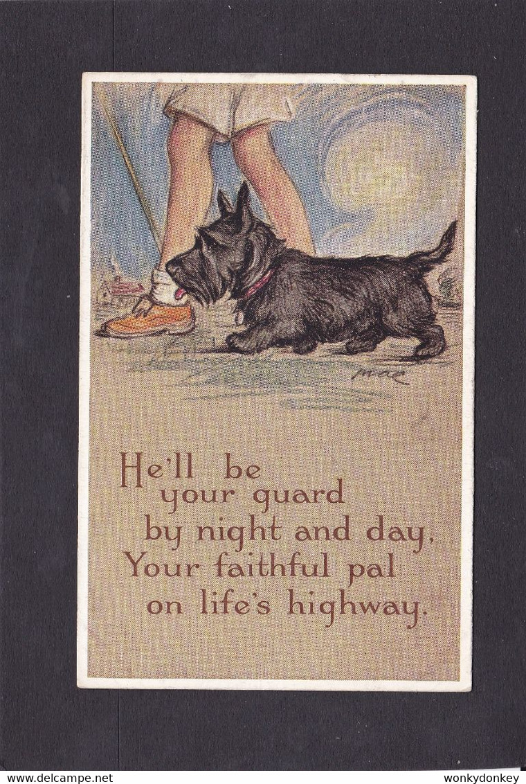 Dog Card -   He'll Be Your Guard !!  -  Mac. - Dogs