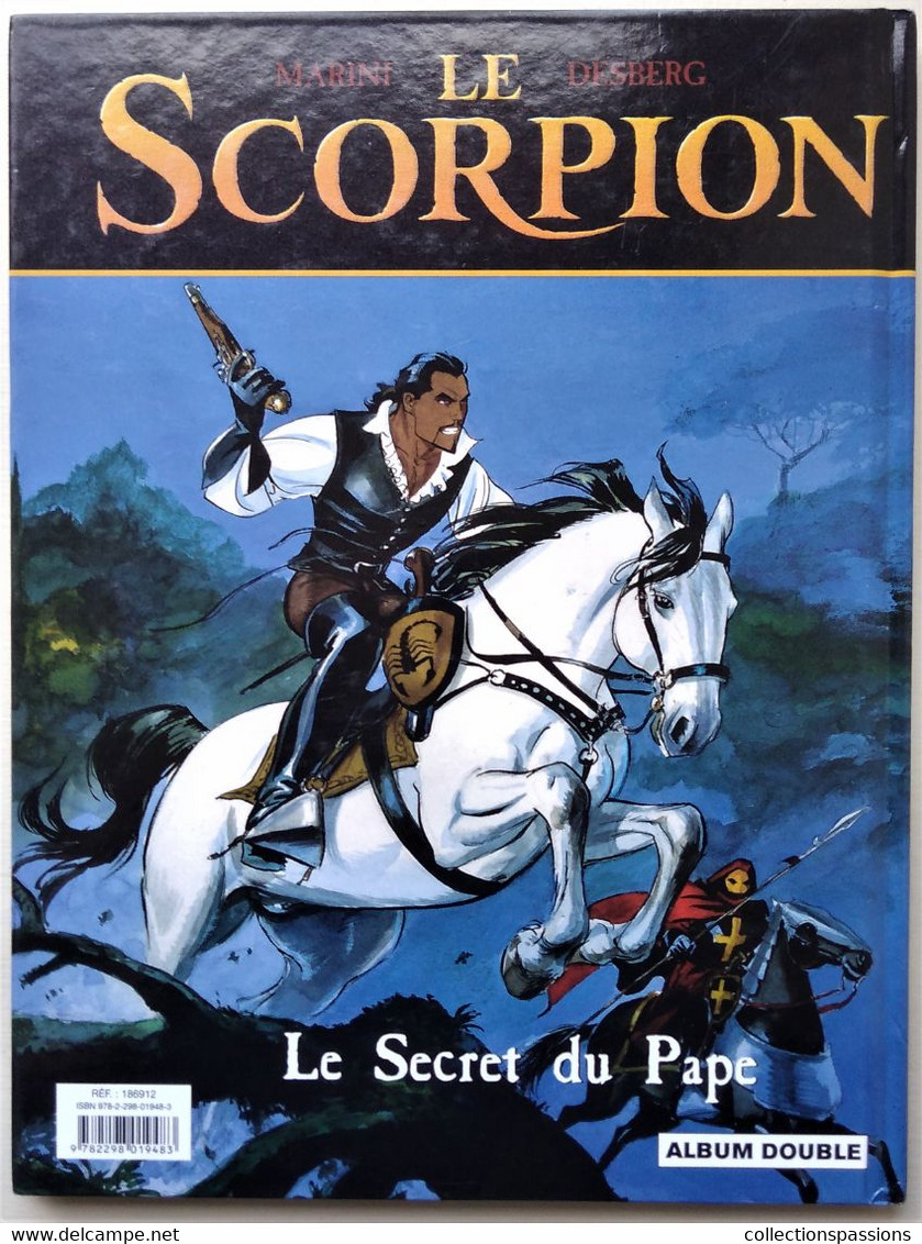 BD - LE SCORPION - La Marque Du Diable. Le Secret Du Pape - Album Double - N° 1 Et 2 - - Scorpion, Le