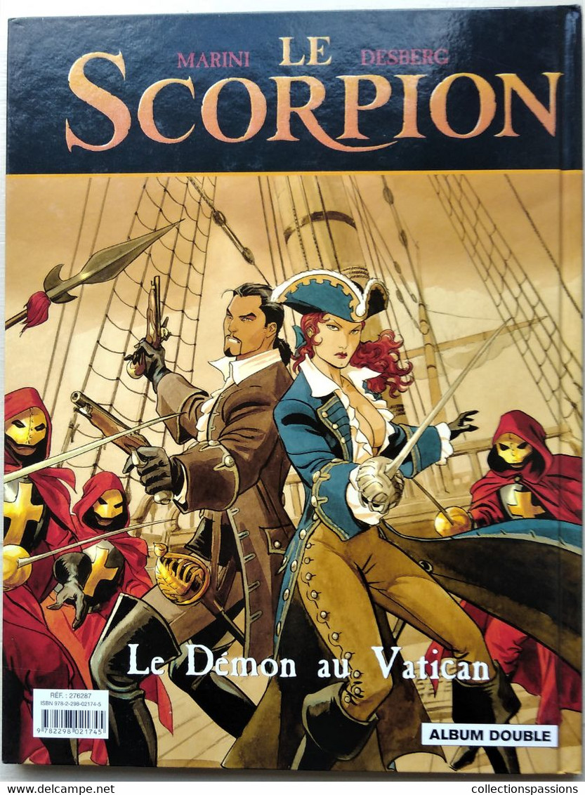 BD - LE SCORPION - La Croix De Pierre. Le Démon Au Vatican - Album Double - N° 3 Et 4 - - Scorpion, Le