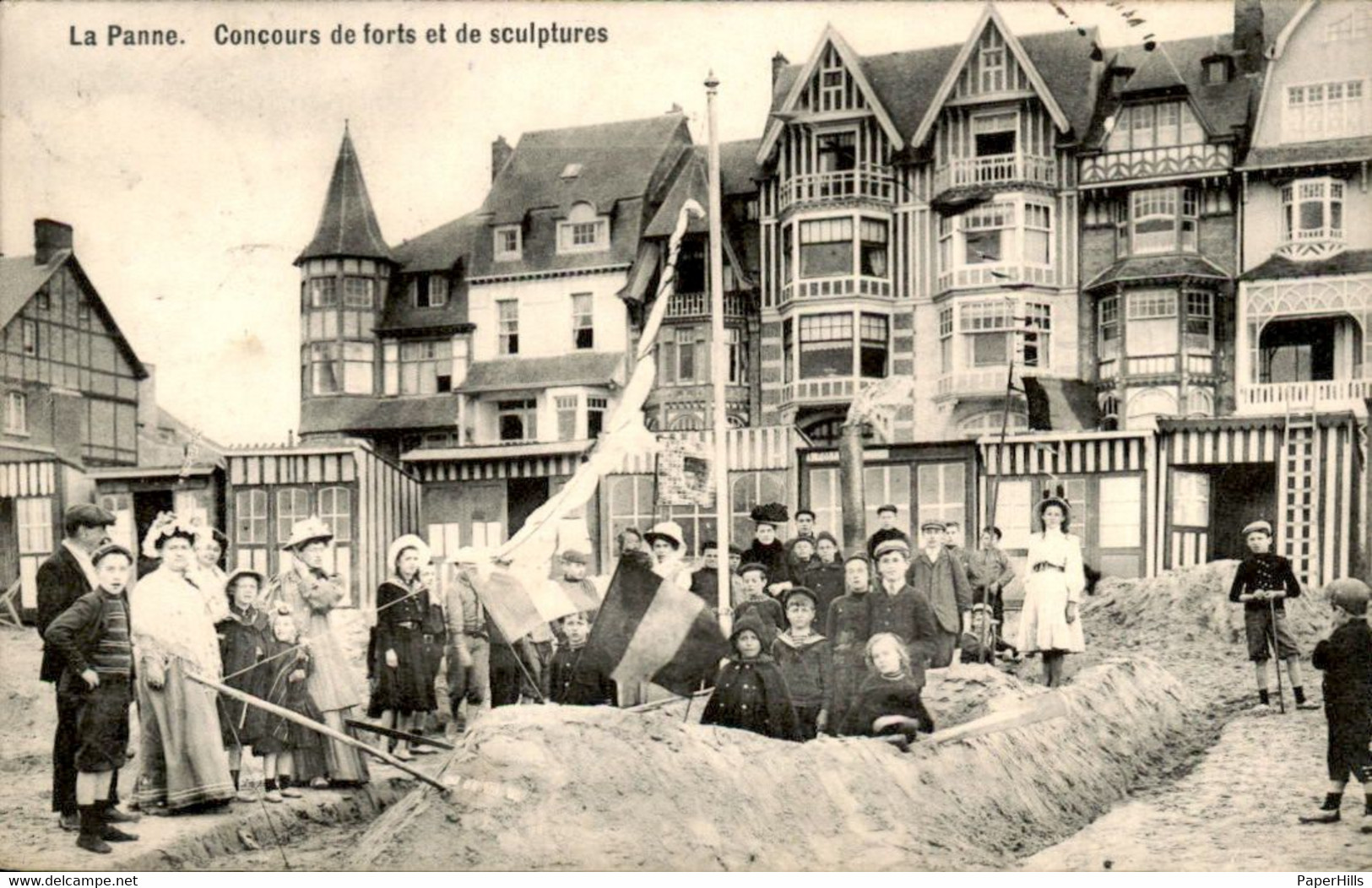 België - La Panne - Scultpures - 1909 - Other & Unclassified