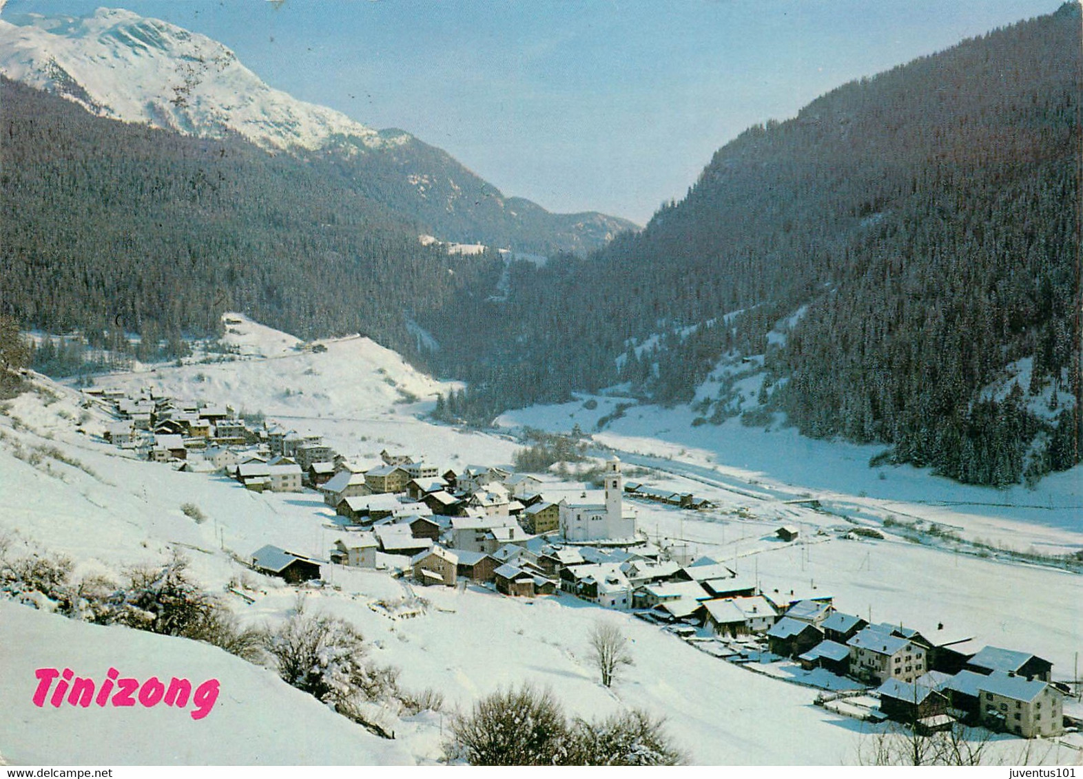 CPSM Tinizong An Der Julier Route-Timbre    L819 - Tinizong-Rona