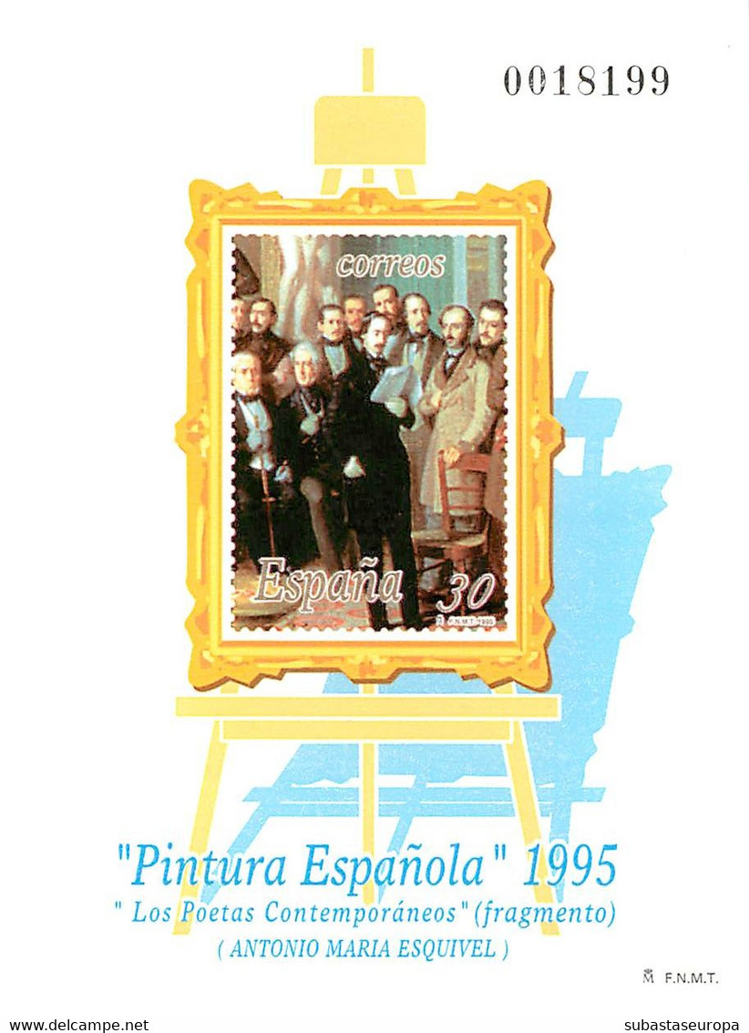 España. Prueba De Lujo Nº 36 Pintura 1996 - Hojas Conmemorativas