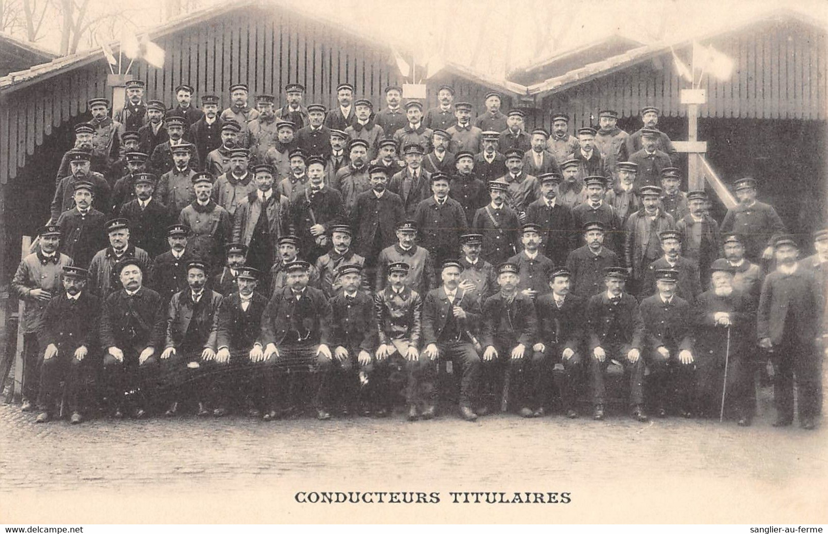 CPA 31 TOULOUSE TRAMWAYS ET OMNIBUS F.PONS DE TOULOUSE CONDUCTEURS TITULAIRES - Toulouse