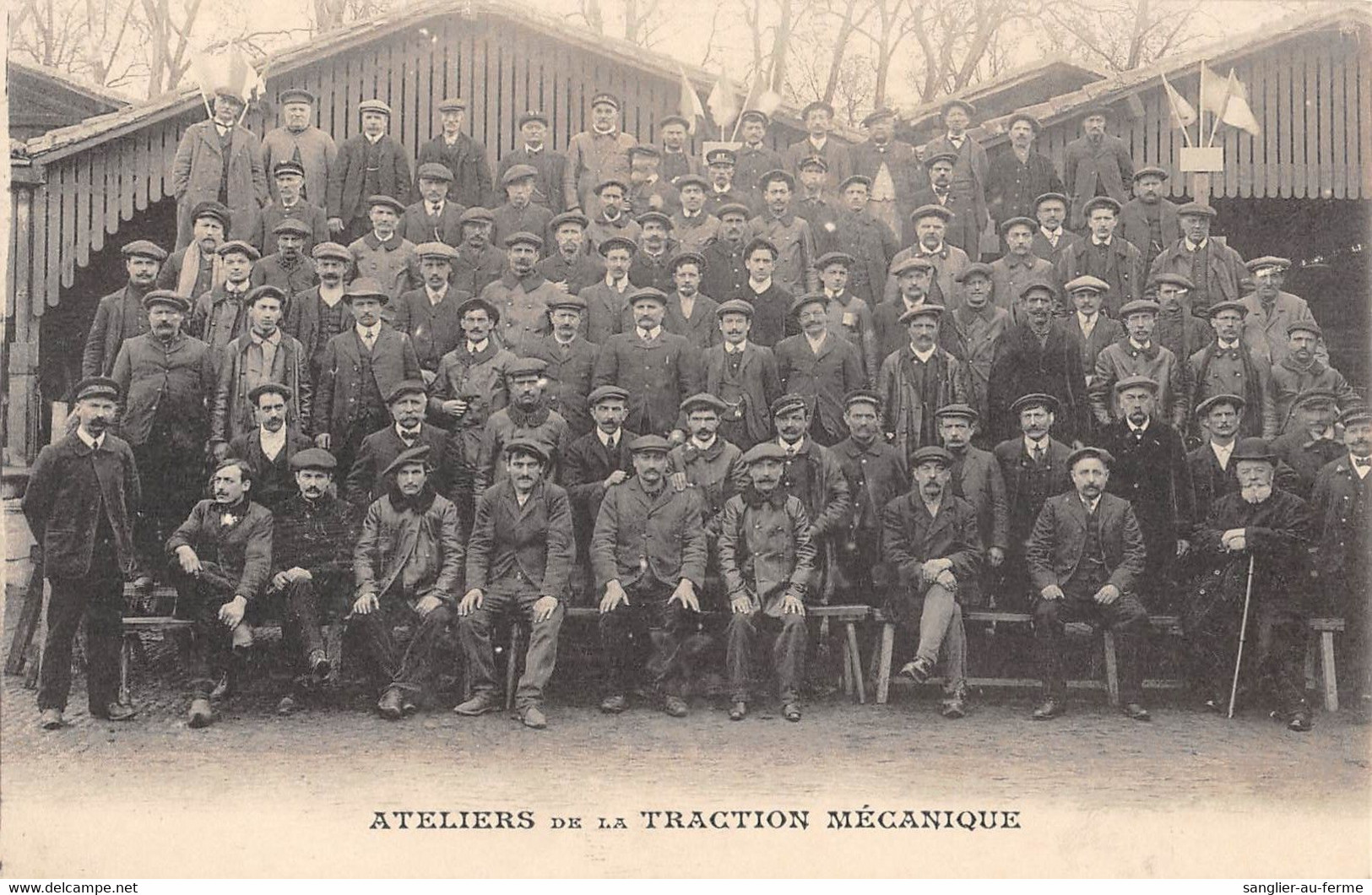 CPA 31 TOULOUSE TRAMWAYS ET OMNIBUS F.PONS DE TOULOUSE ATELIERS DE LA TRACTION MECANIQUE - Toulouse