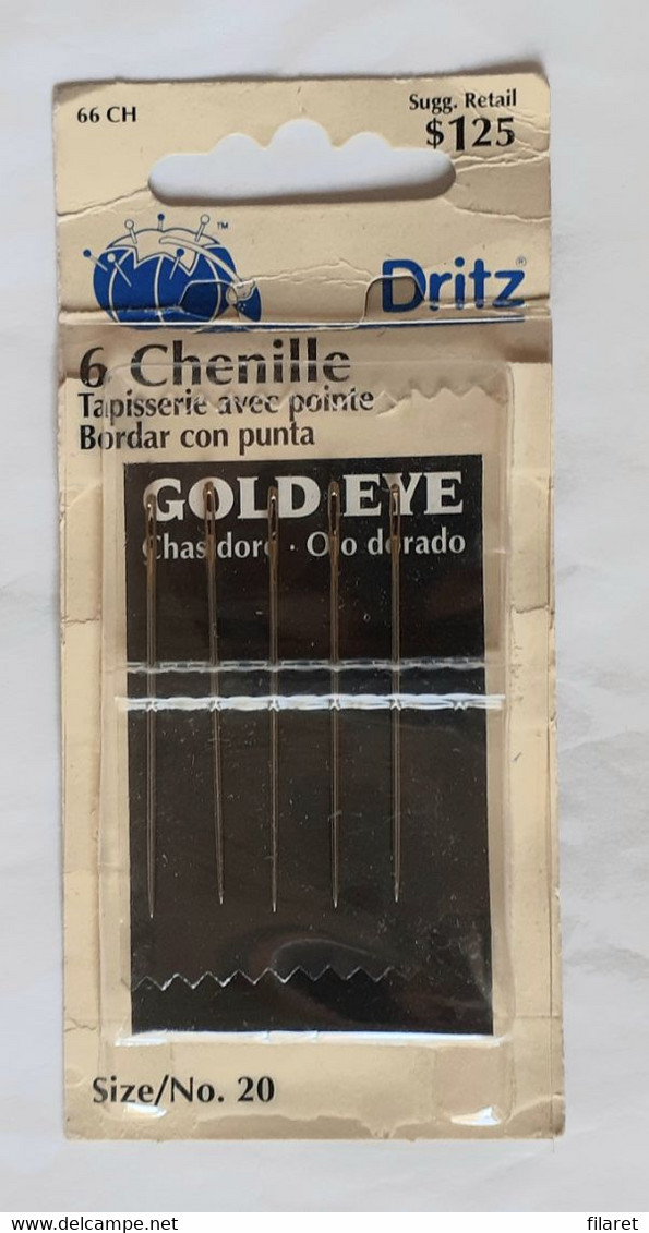 6 CHENILLE,GOLD EYE,DRITZ - Scrapbooking