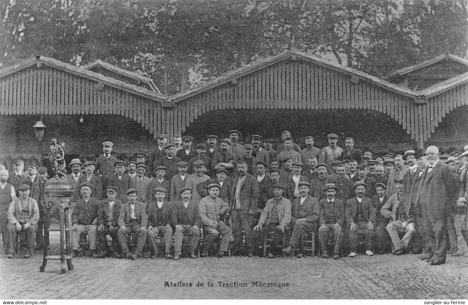 CPA 31 TOULOUSE TRAMWAYS ET OMNIBUS F.PONS DE TOULOUSE ATELIERS DE LA TRACTION MECANIQUE (cpa Rare - Toulouse