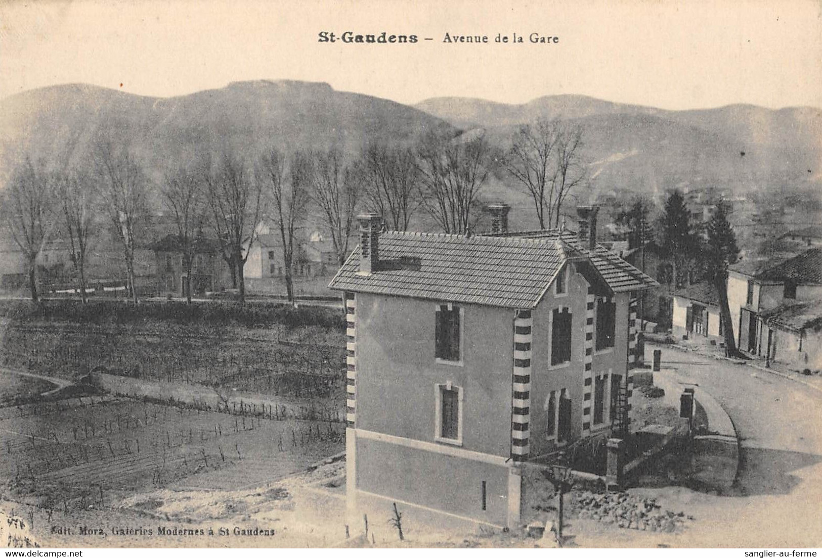 CPA 31 SAINT GAUDENS AVENUE DE LA GARE - Saint Gaudens