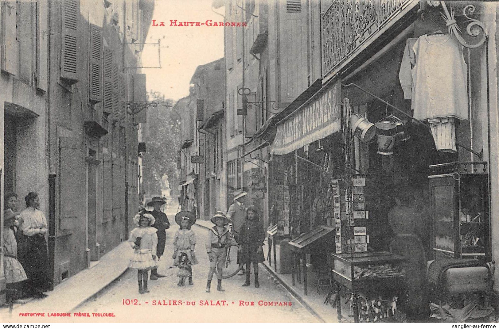 CPA 31 SALIES DU SALAT RUE COMPANS - Salies-du-Salat