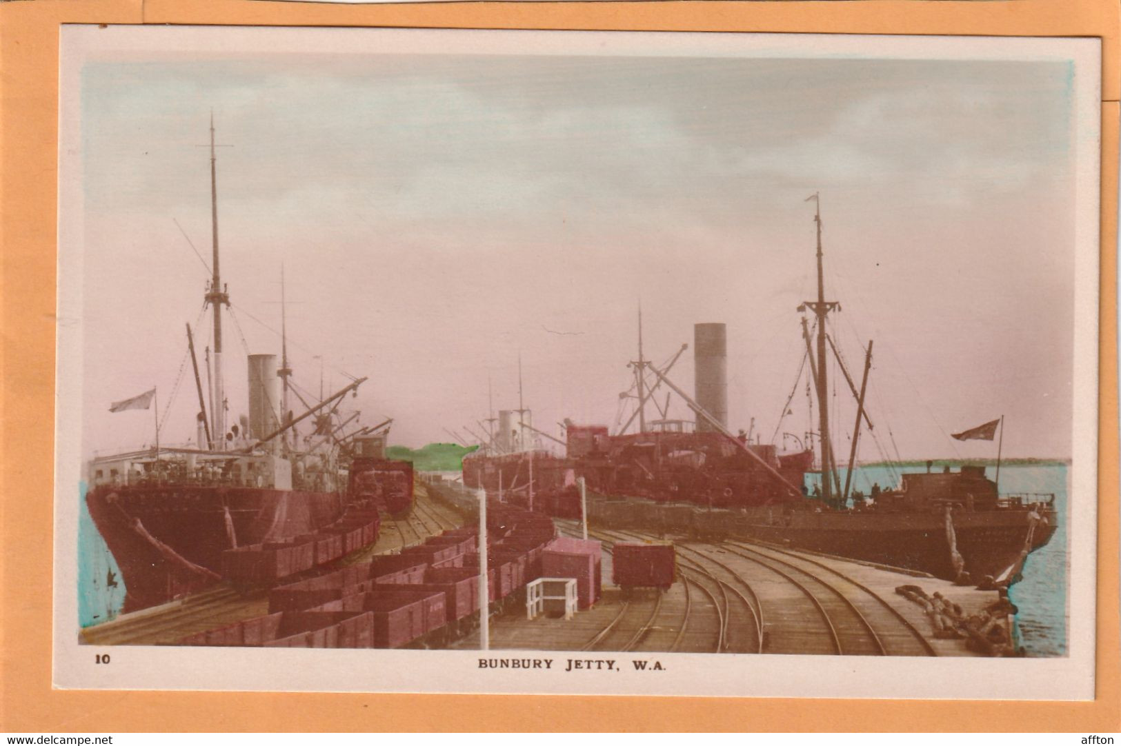 Jetty WA Australia 1908 Postcard - Altri & Non Classificati