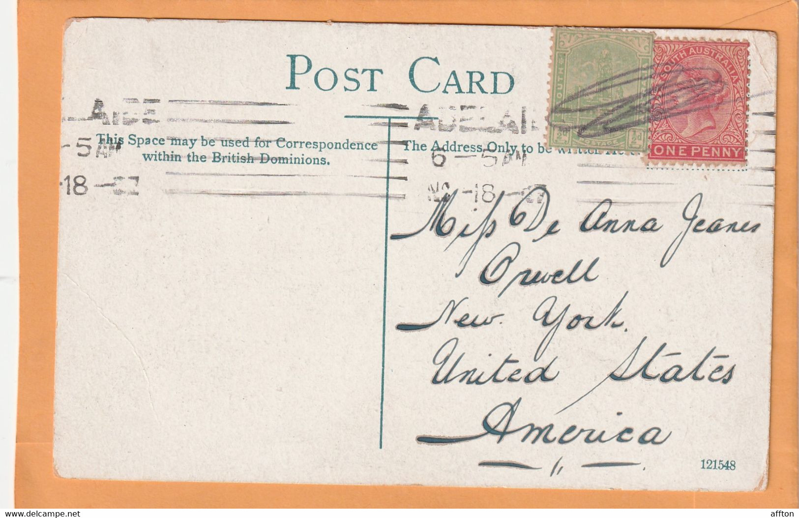 Burnside SA Australia 1910 Postcard Mailed - Other & Unclassified