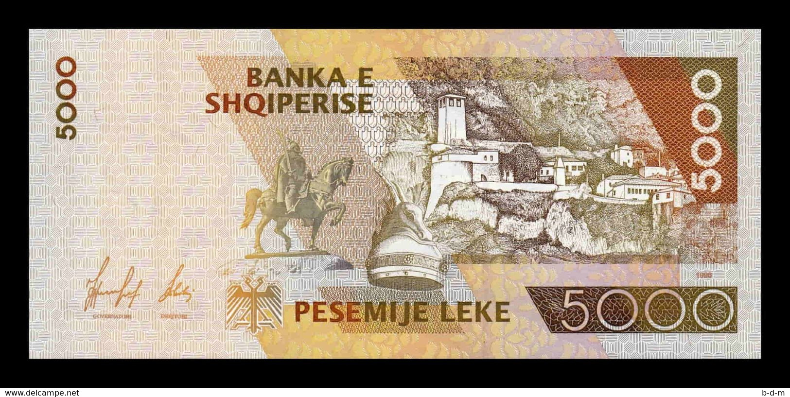 Albania 5000 Leke 1996 Pick 66 SC-/SC AUNC/UNC - Albanie