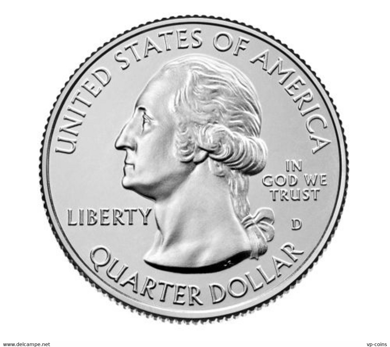 US 25 Cents (quarter) 2020 D UNC 54th Park - Marsh Billings Rockefeller National Historical Park - 2010-...: National Parks