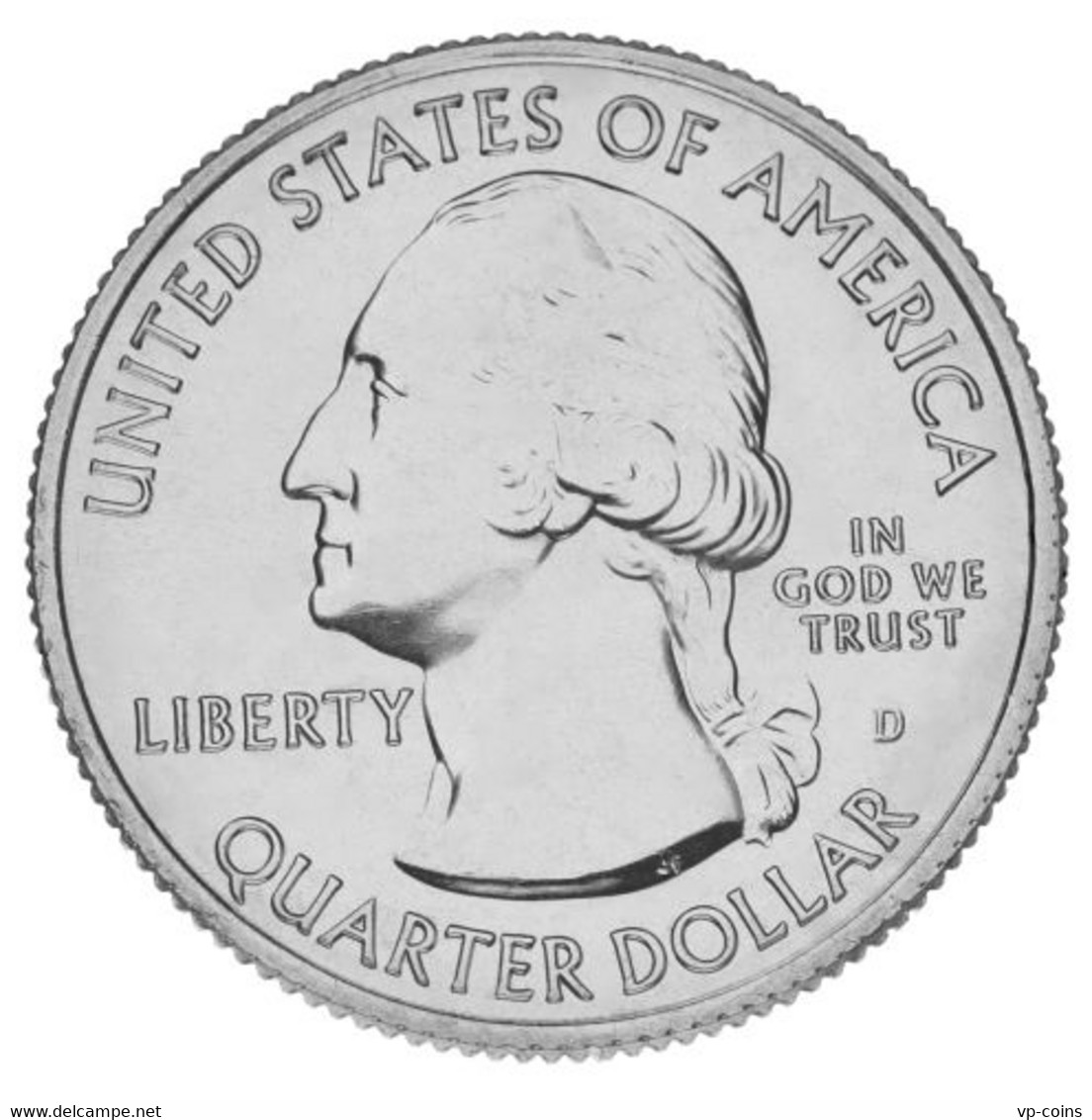 US 25 Cents (quarter) 2020 D UNC 54th Park - Marsh Billings Rockefeller National Historical Park - 2010-...: National Parks