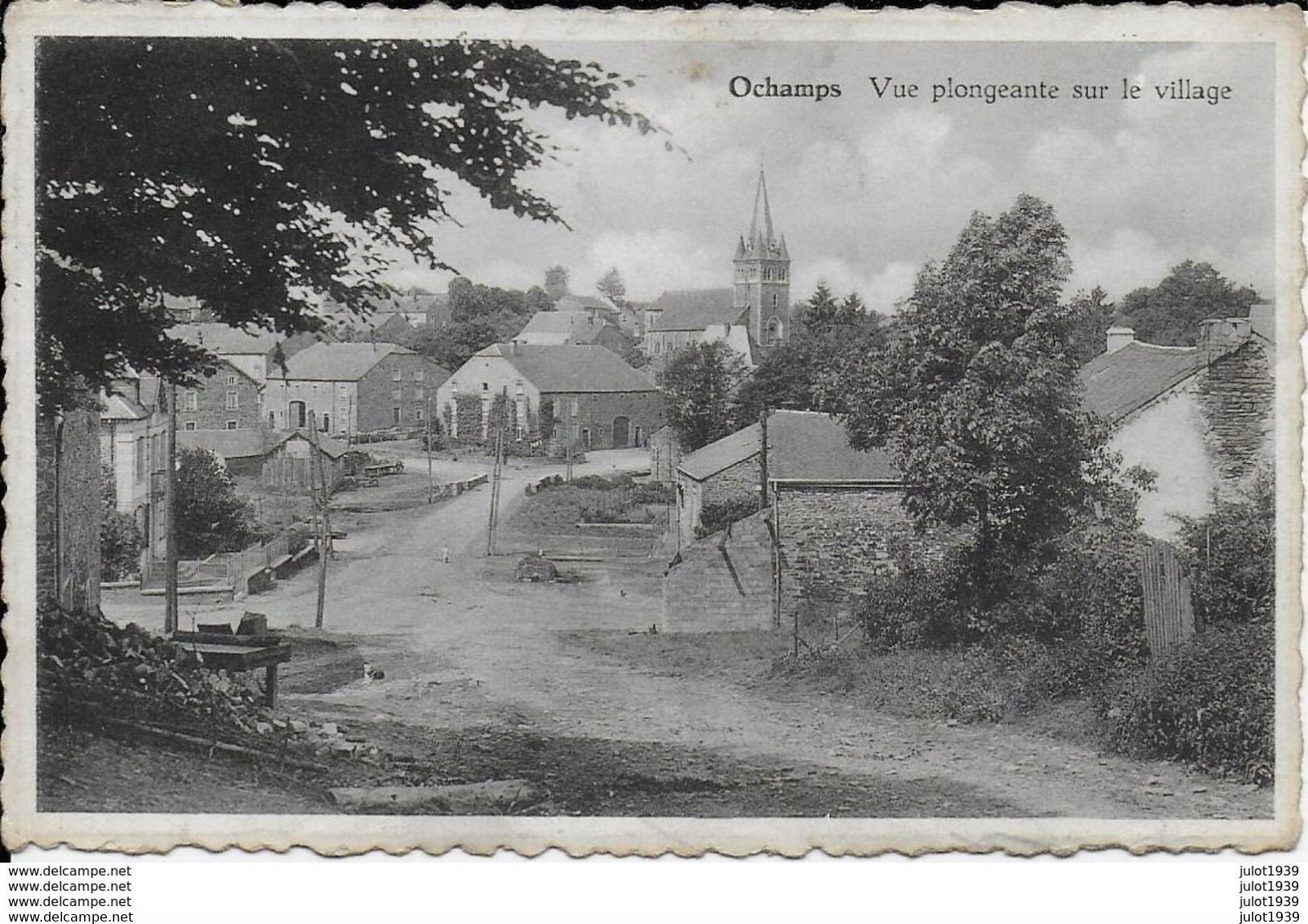 OCHAMPS ..-- Vue Sur Le Village . Vers ARENDONK ( Mr WOUTERS ) . Voir Verso . - Libin