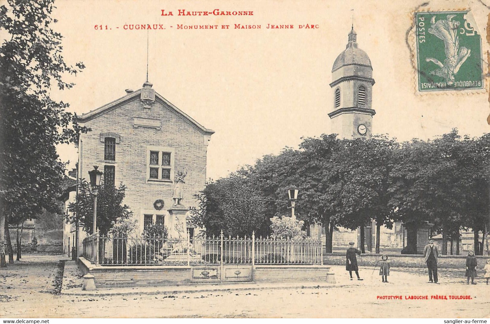 CPA 31 CUGNAUX MONUMENT ET MAISON DE JEANNE D'ARC - Autres & Non Classés