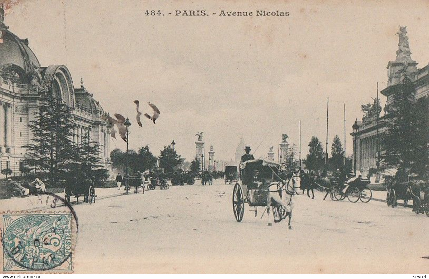 PARIS   - Avenue Nicolas    Belle Animation - Zonder Classificatie