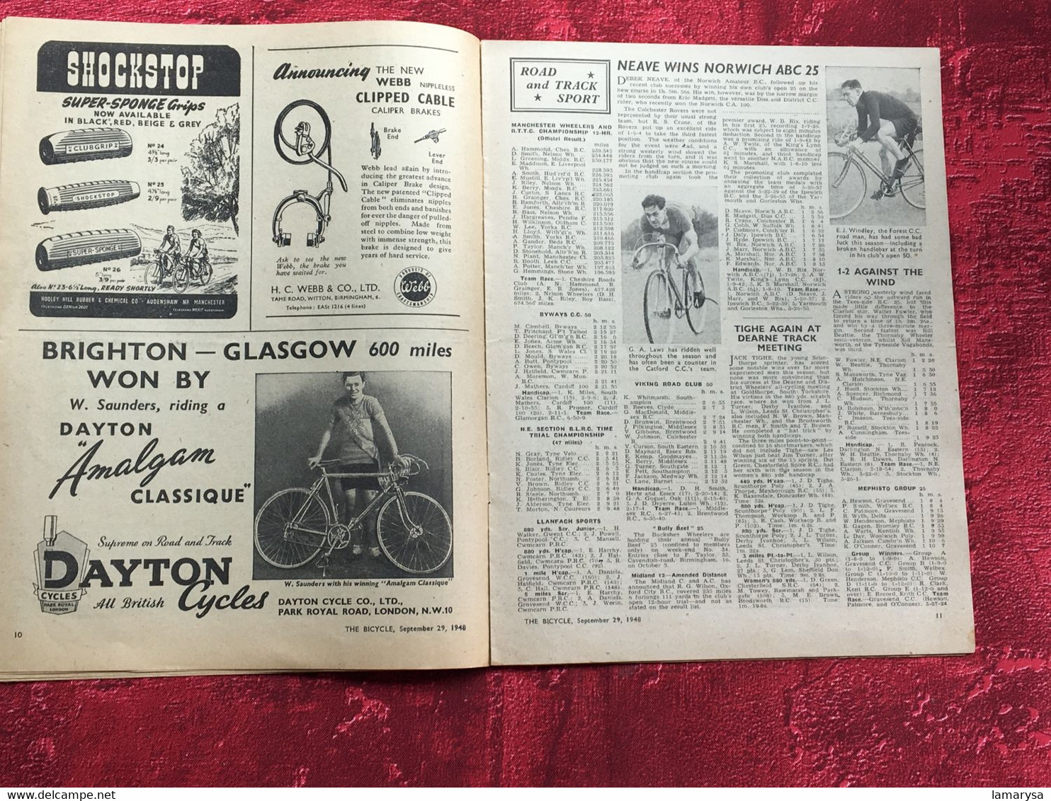 1948 N° 656 The Bicycle--vélo bicyclette-reliables accessoire-pumps-PHOTOS-Textes-jeux-Publicités-Cycle Cyclisme-English