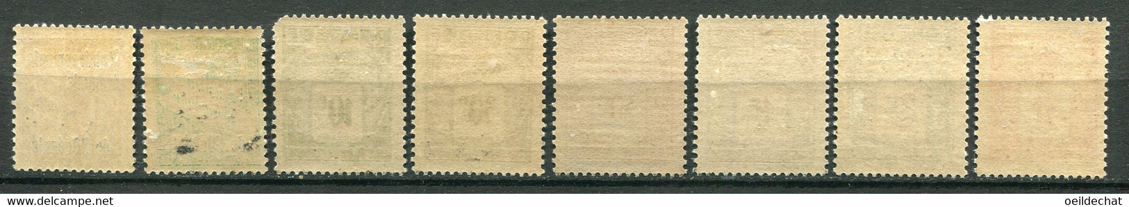 22349 OCEANIE  Taxe N°2/3, 18/23* T.-taxe De France De 1893 Surchargés , Dentelés 14x13   1926-48  B/TB - Timbres-taxe