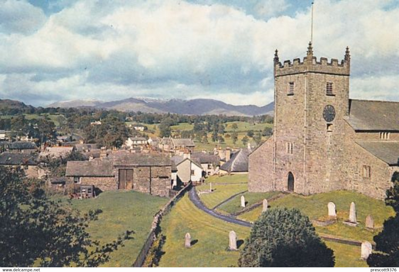 Hawkshead - Lake District Cumbria - Unused J Arthur Dixon  Postcard, - Hawkshead