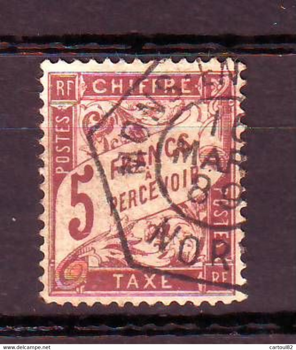 09/1 F TAXE N° 27  Pas De Clair Mais Une Dent Courte Cote 475 € - 1859-1959 Usados