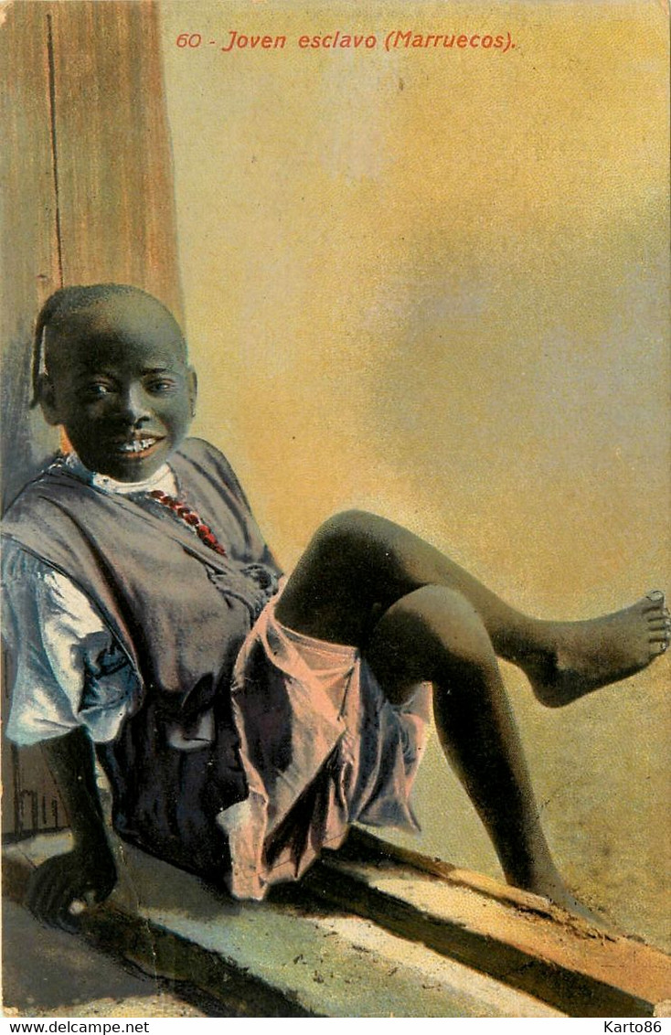 Négritude * Joven Esclavo ( Marruecos ) * Noir Black Nègre Esclave Maroc * Ethno Ethnic Nude - Afrique