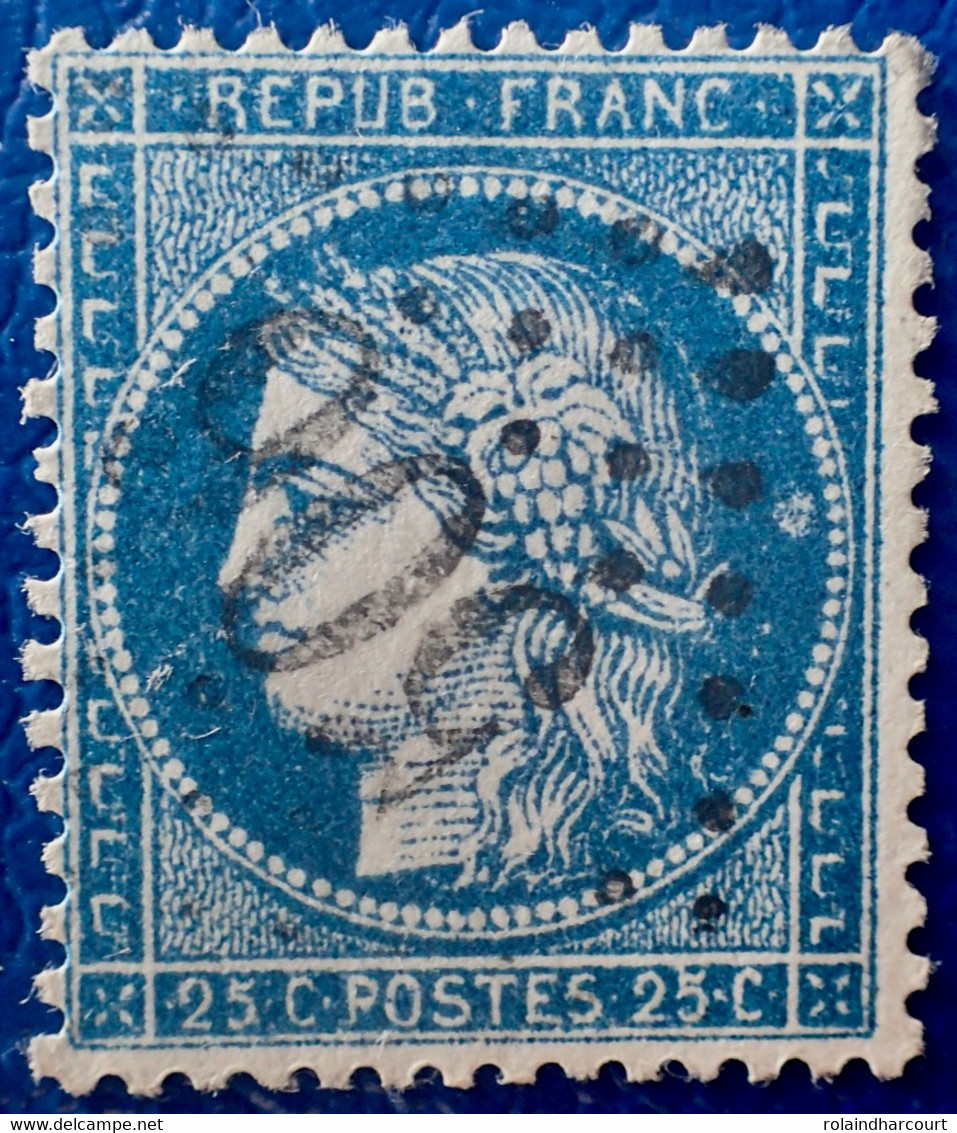 R1311/125 - CERES N°60A Bleu Foncé - GC 506 : BLOIS (Loir Et Cher) - 1871-1875 Cérès