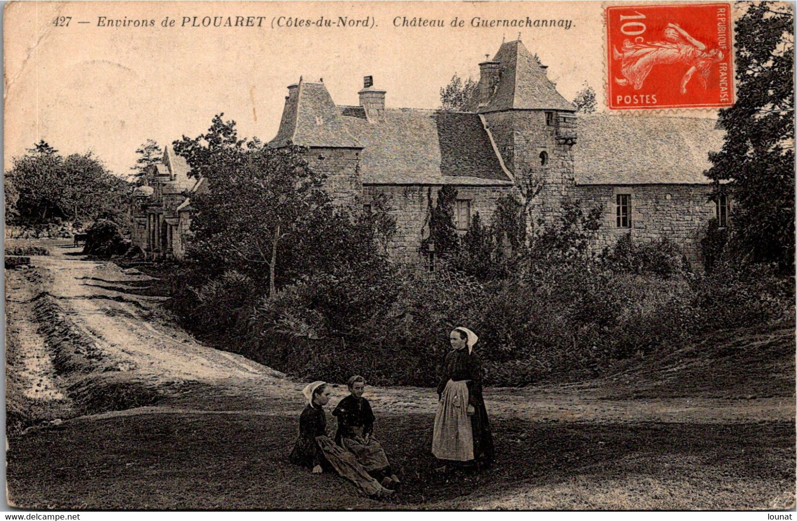 22 PLOUARET - Château De Guernackannay (pli Coin)   * - Plouaret